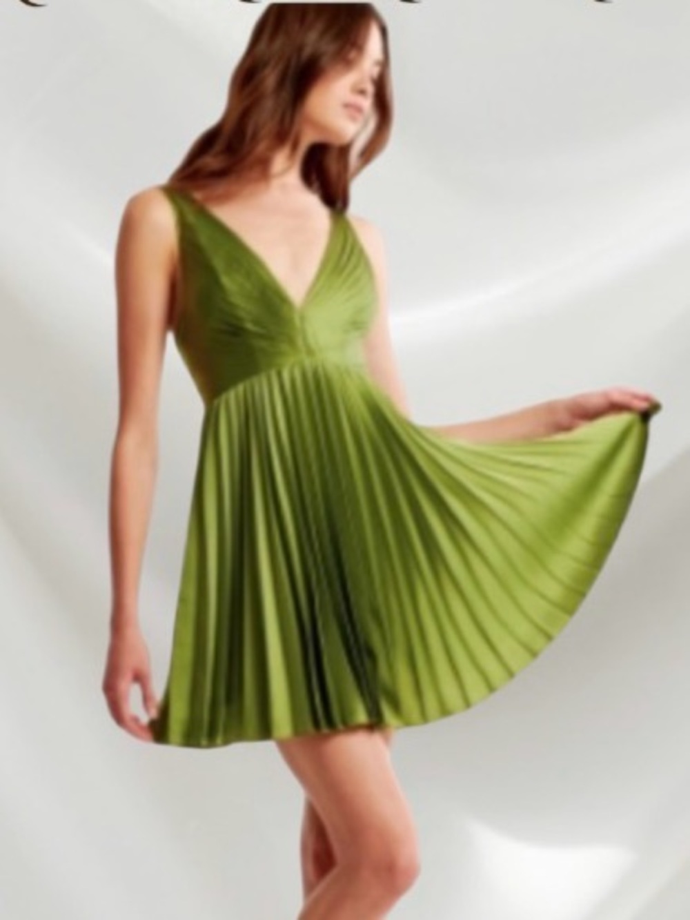 Abercrombie & Fitch satin Giselle dress women’s size MT medium - Picture 14 of 17